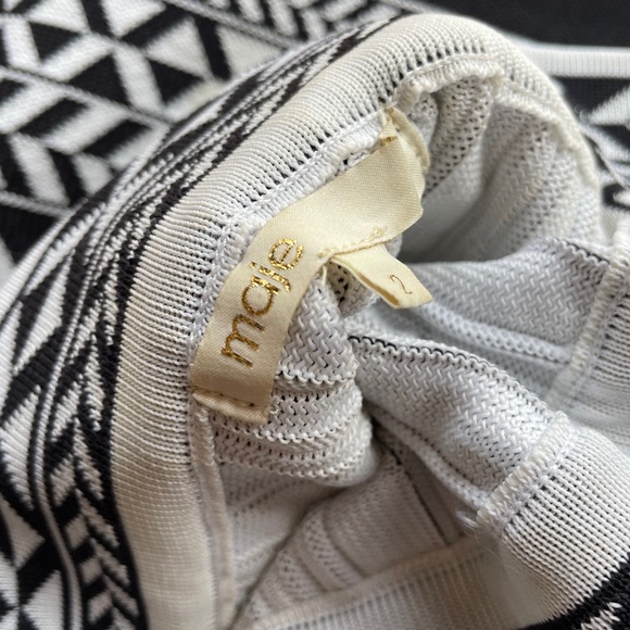 Maje Justin jupe jacquard skirt - Picture 6 of 6